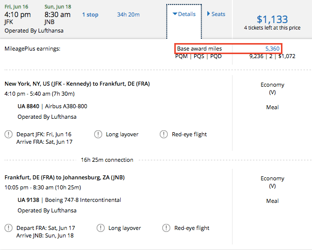 MileagePlus Earnings