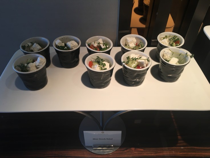 bangkok okura prestige club lounge mini salads