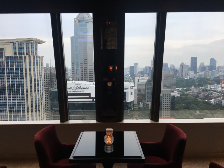 bangkok okura prestige club lounge views