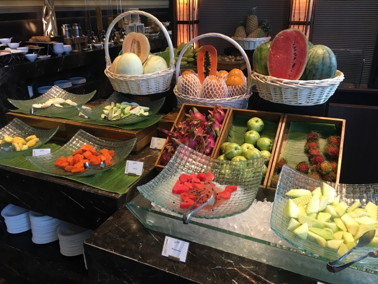 bangkok okura prestige restuarant fruit salad