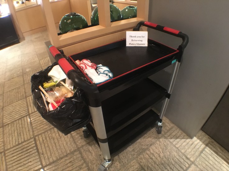 united club tokyo narita cleaning trolley