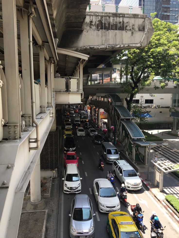 bangkok tour street skytrain