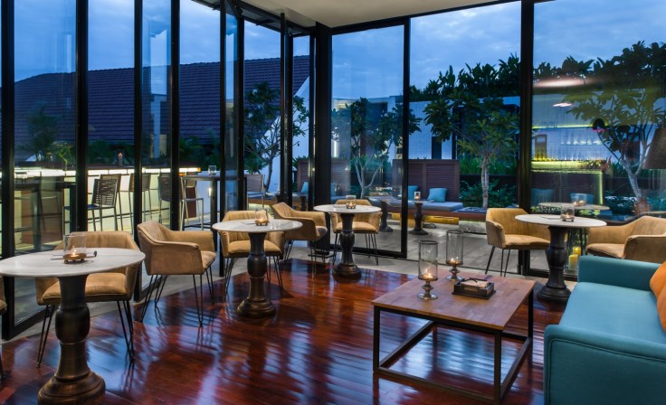 aviary hotel glide bar interior