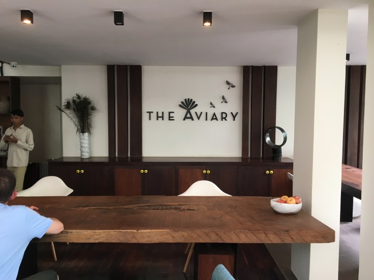 aviary hotel lobby reception