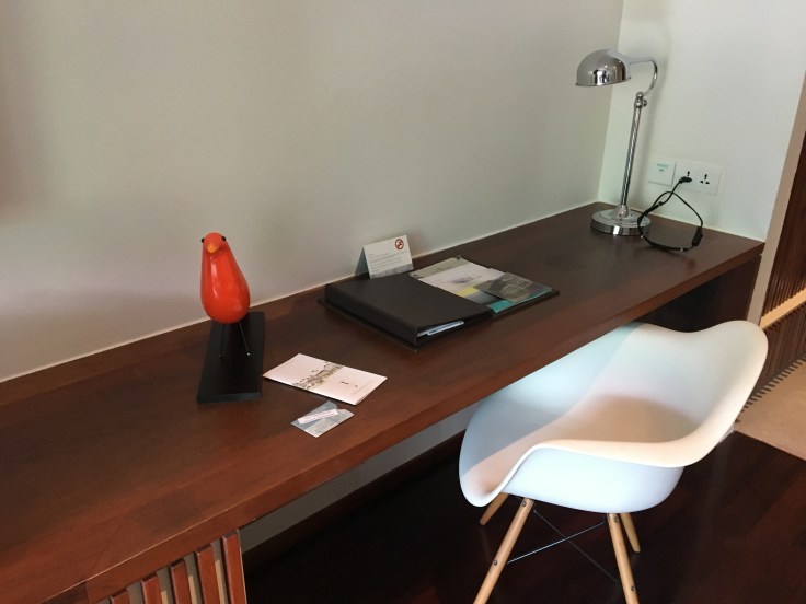 aviary hotel room desk