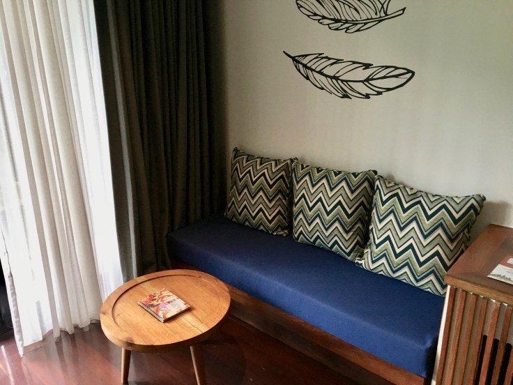 aviary hotel room sofa