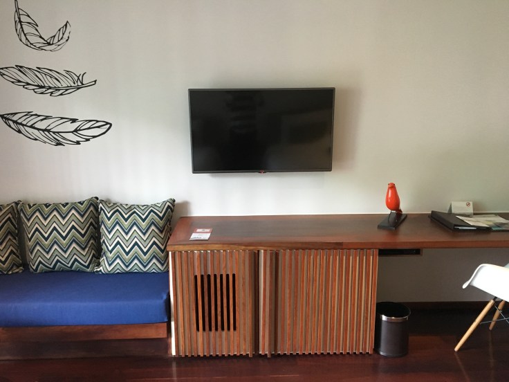 aviary hotel room television