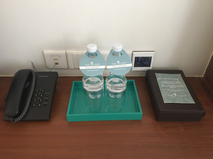 aviary hotel room water