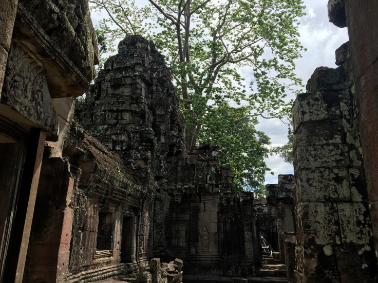 siem reap angkor wat ta prohm corridor