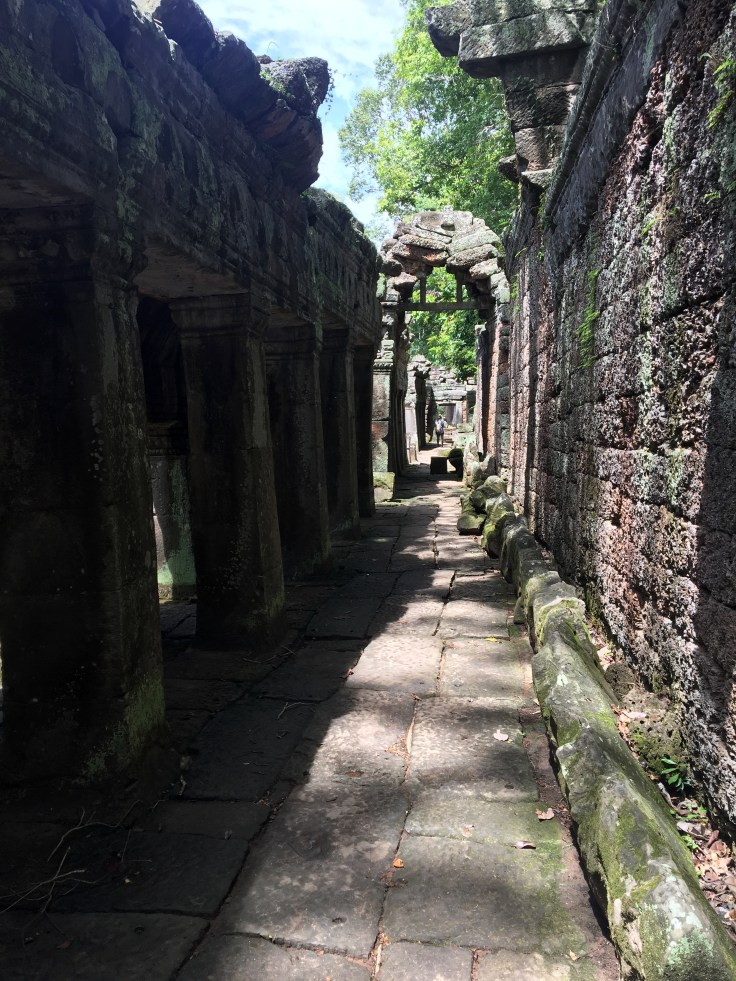 siem reap angkor wat ta prohm outer wall