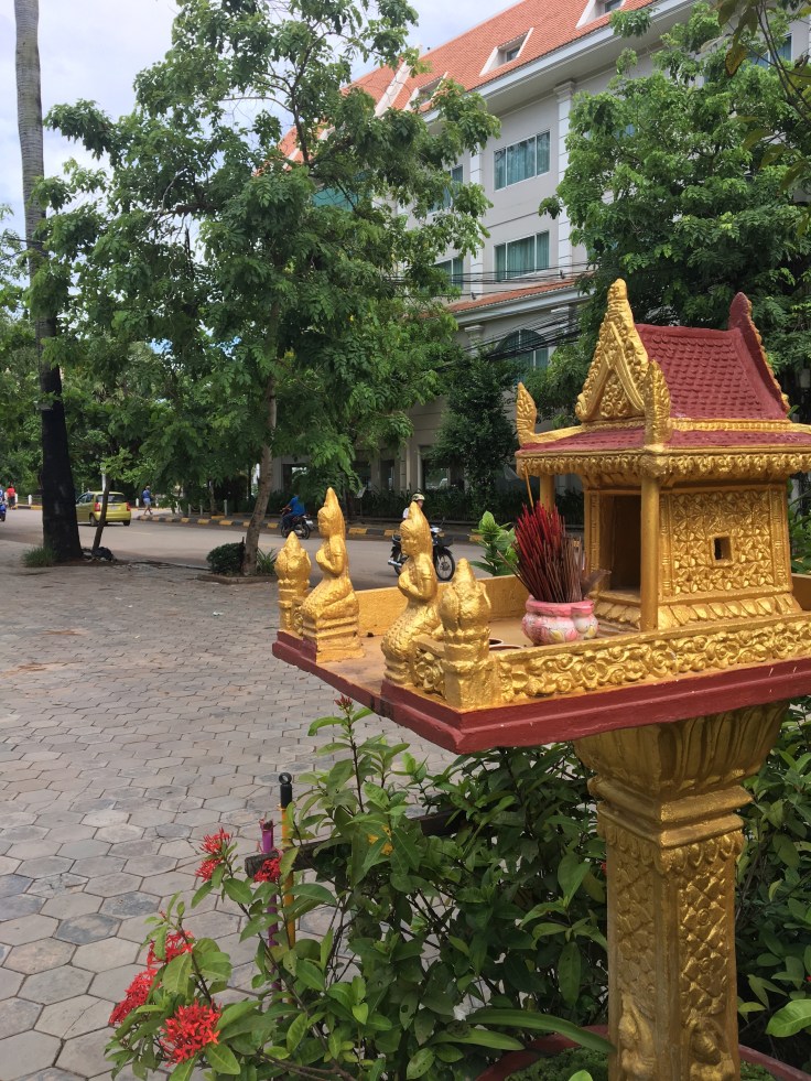 siem reap town buddha shrine