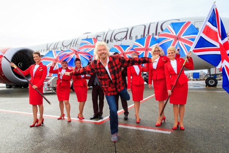 Virgin Atlantic inaugural flight from London Heathrow to Seattle, America - 27 Mar 2017