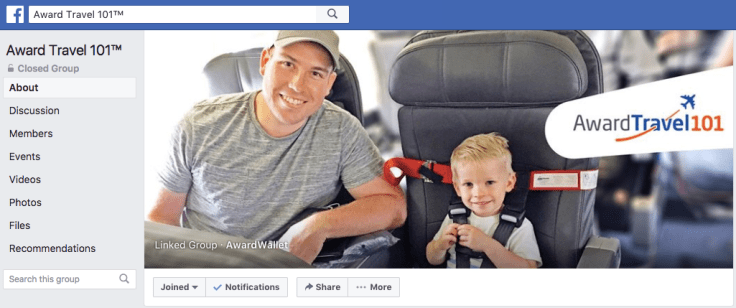 award travel 101 facebook
