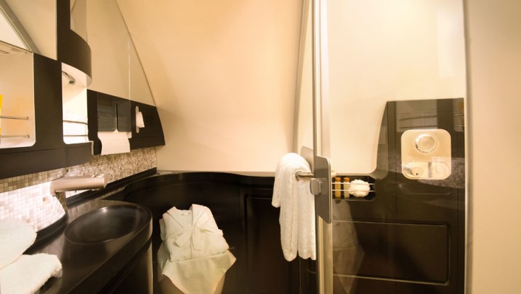 etihad first class a380 shower