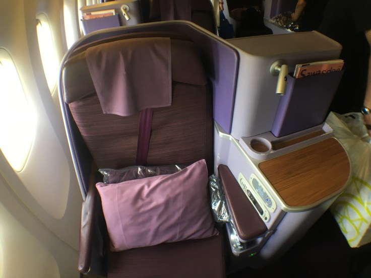 thai royal silk cabin personal seat