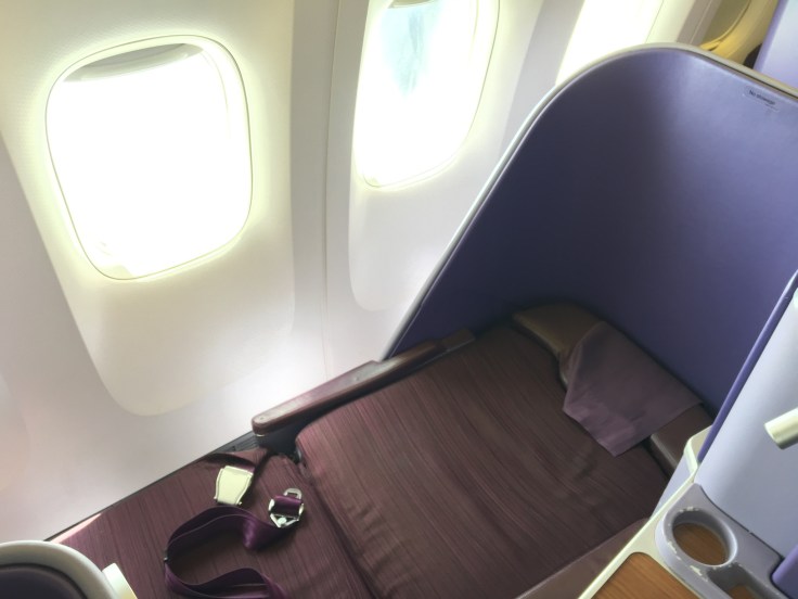 thai royal silk cabin seat bed mode