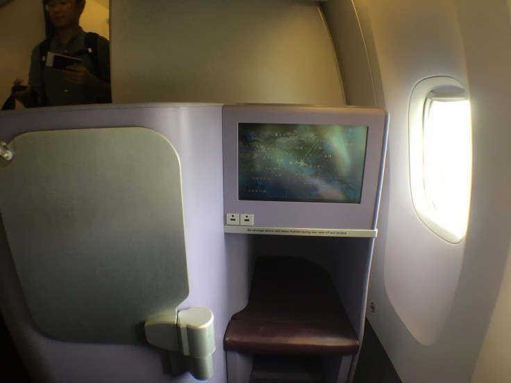 thai royal silk cabin seat display