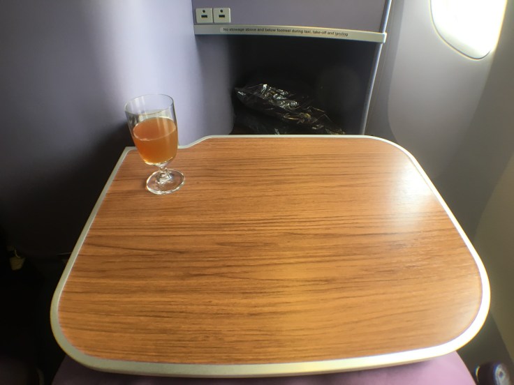 thai royal silk cabin tray table