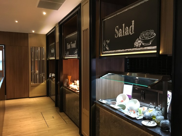 siem reap airport lounge food spread