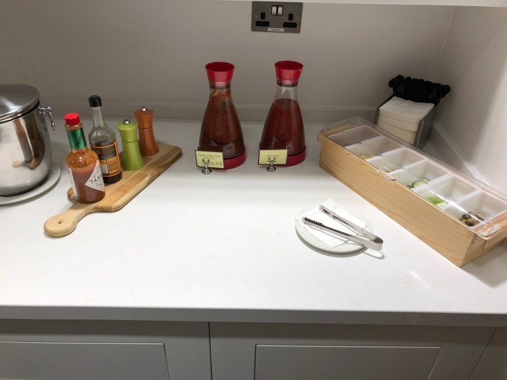 lhr arrivals lounge dining bloody mary mixer