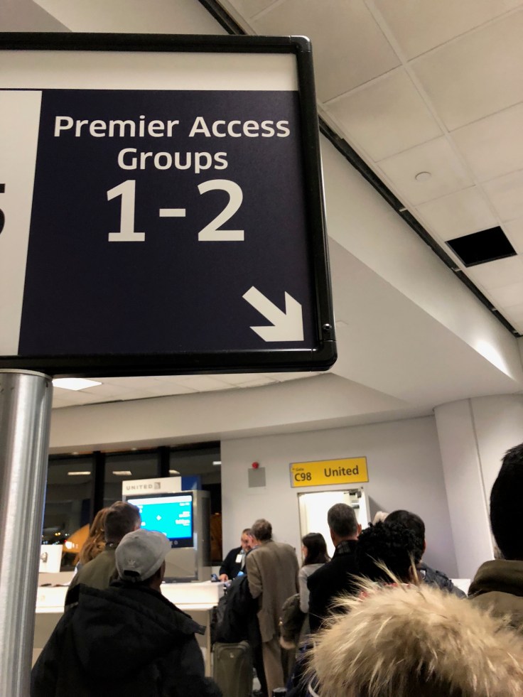 united airlines polaris business diamond boarding premier