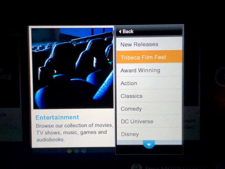 united airlines polaris business diamond entertainment movie selection