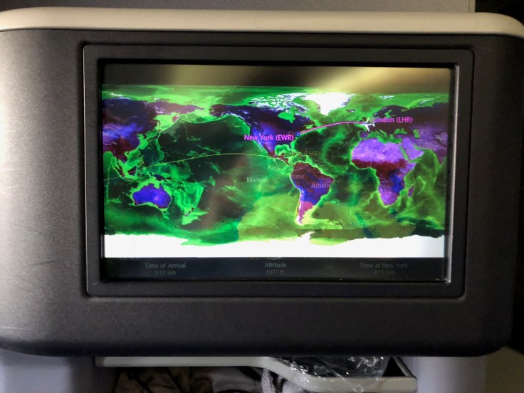 united airlines polaris business diamond entertainment moving map broken