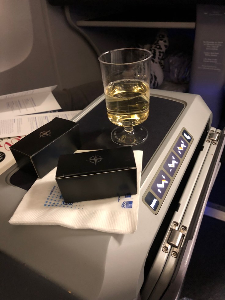 united airlines polaris business diamond soft predeparture service
