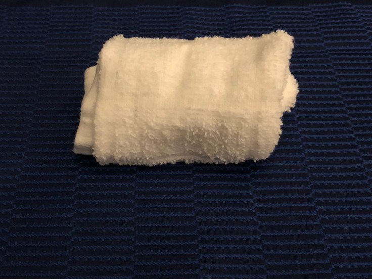 united airlines polaris business diamond soft towel service