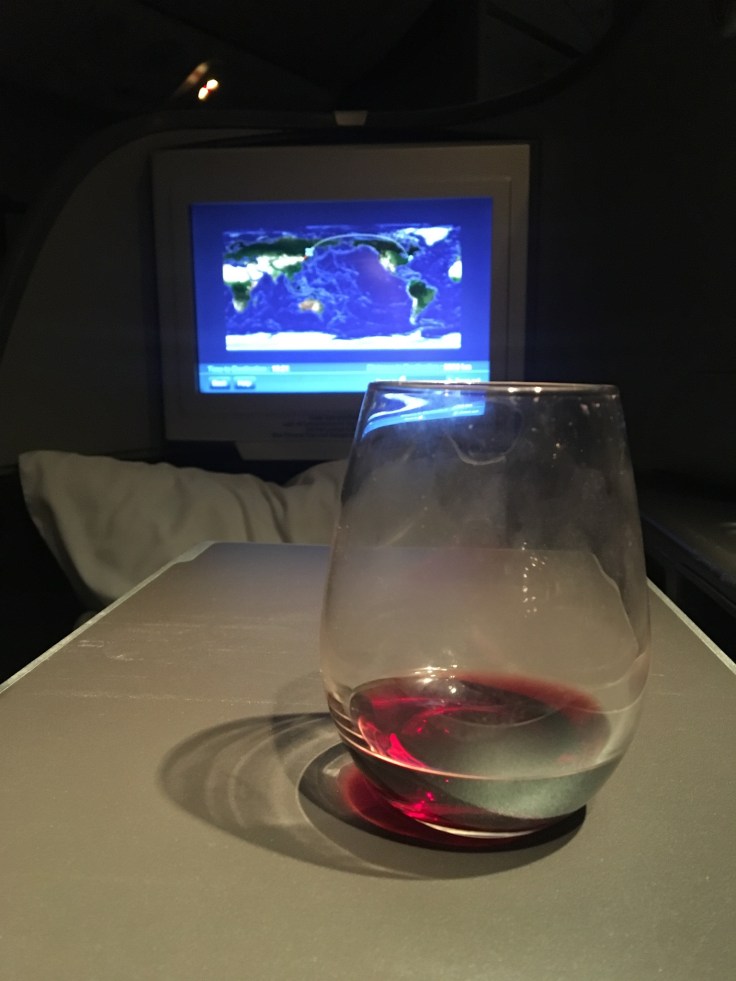 united polaris first soft wine nightcap