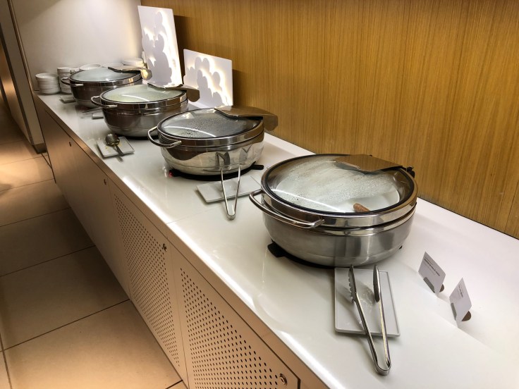 air france business salon cdg dining hot plates