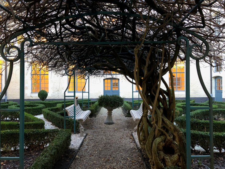 l'hermitage gantois lille public hospital museum courtyard