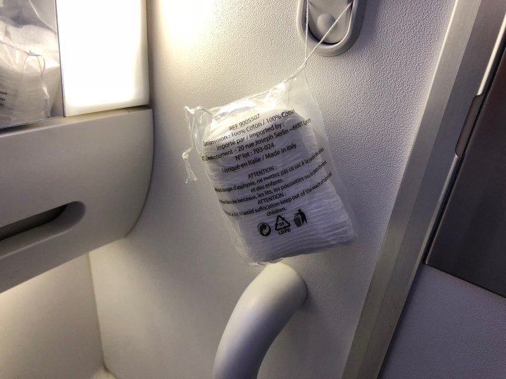 air france business hard bathroom cotton supply