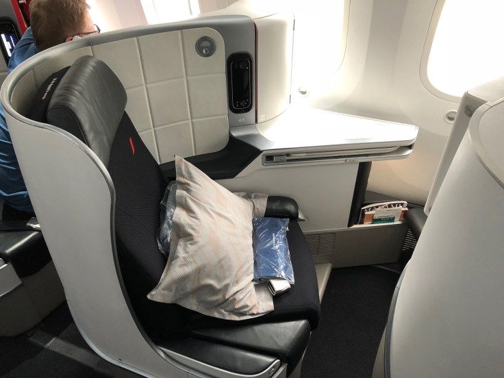 air france business hard seat