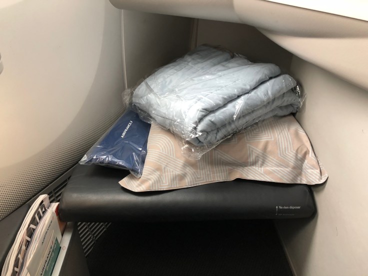 air france business soft bedding