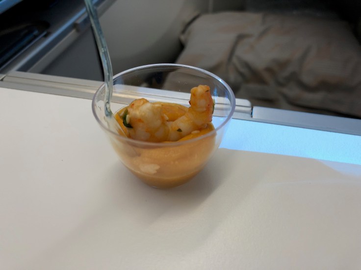 air france business soft dining amuse bouche
