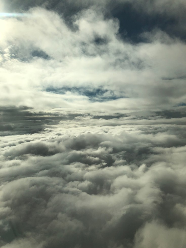 air france business view cloud bank