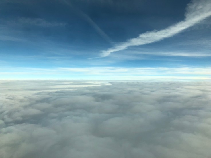 air france business view descent 1