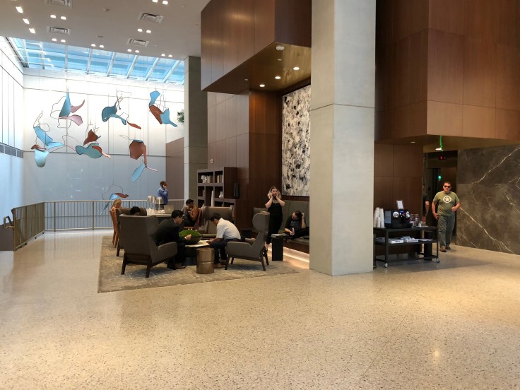 ac hotel new york times square 1st view lobby