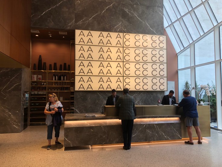 ac hotel new york times square lobby reception desk