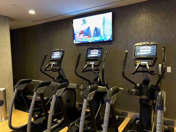 ac hotel new york times square public gym machineries
