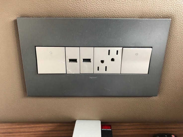 ac hotel new york times square room bed outlets