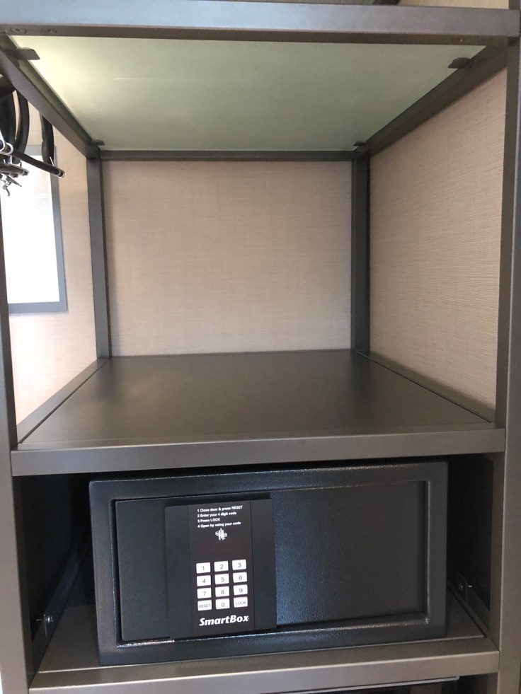 ac hotel new york times square room closet shelf