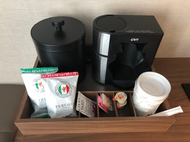 ac hotel new york times square room hot beverage
