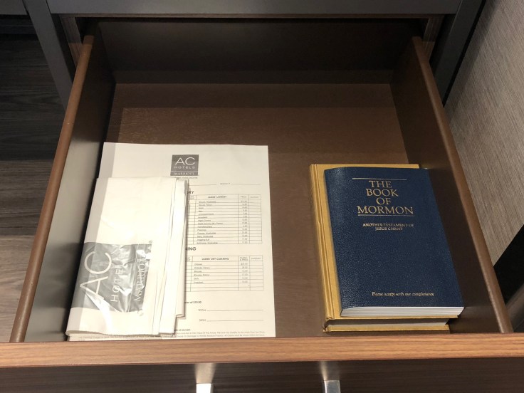 ac hotel new york times square room mini fridge religious