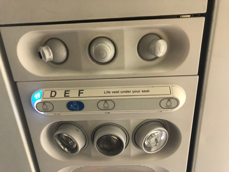 spirit airlines hard overhead panel