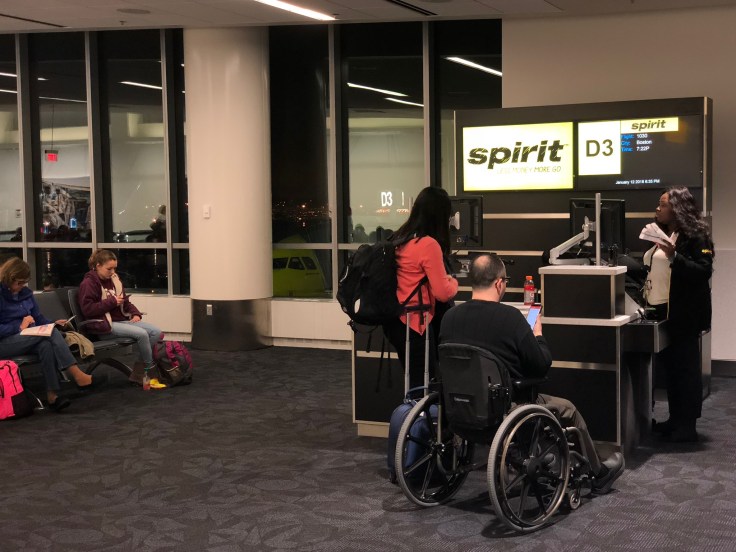 spirit airlines pre boarding
