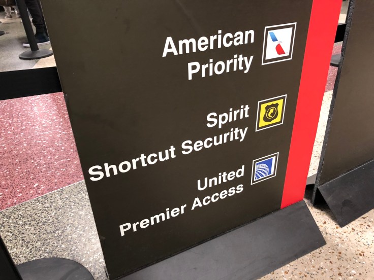 spirit airlines airport priority security
