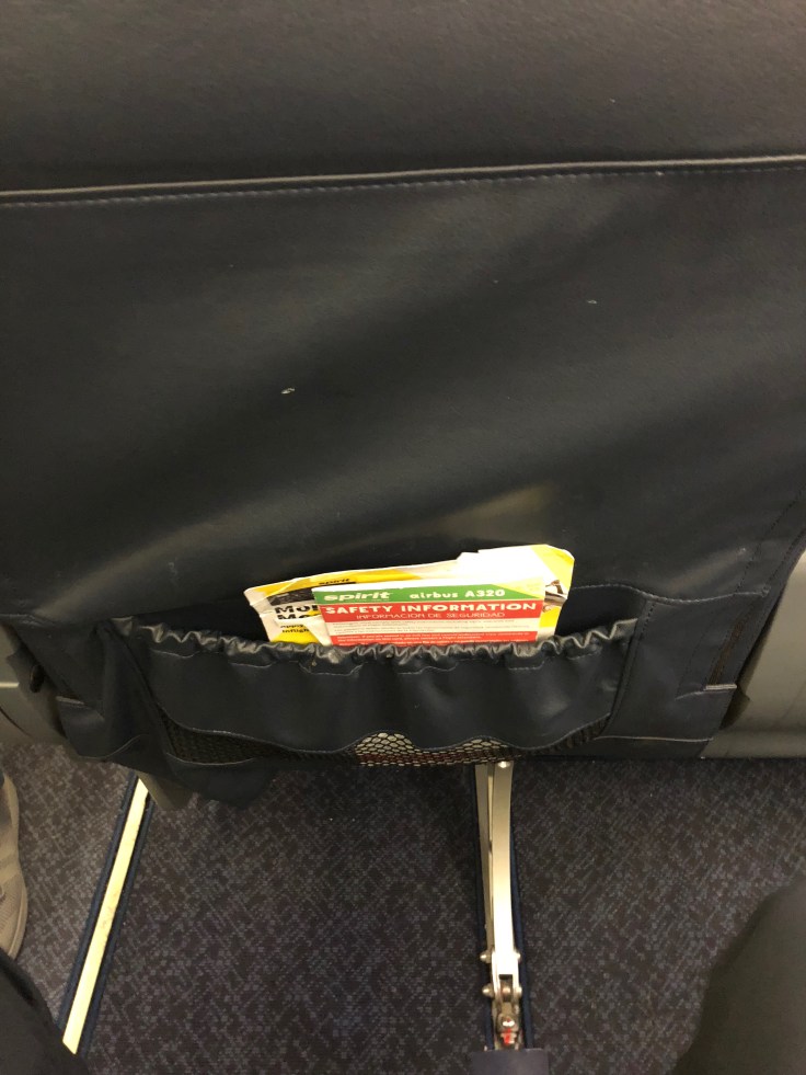 spirit airlines hard big front front view