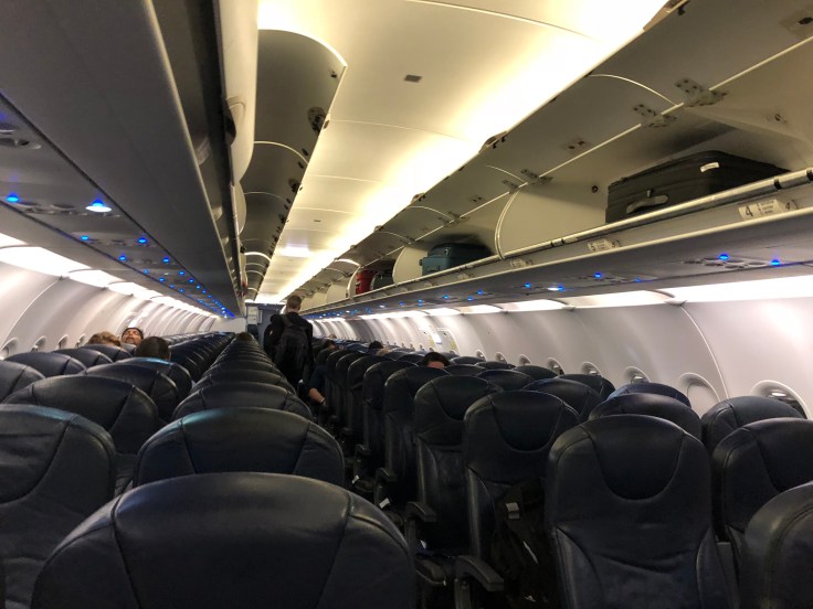 spirit airlines hard cabin view